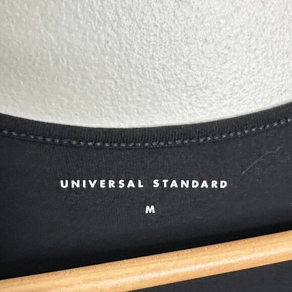 UNIVERSAL STANDARD Iconic Geneva V-Neck Midi Dress Black Sz 18/20 {U47} - Picture 4 of 5